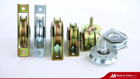 Sistema di cancelli scorrevoli a sbalzo Pulegge per cancelli scorrevoli triangolari trapezoidali Ruote con pulegge per porte scorrevoli laterali Sistemi di cancelli scorrevoli a rulli per cancelli Binari a V invertiti